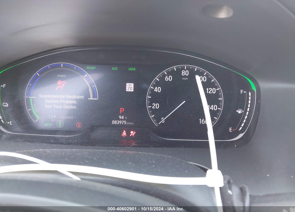 2021 HONDA INSIGHT TOURING VIN: 19XZE4F9XME000266