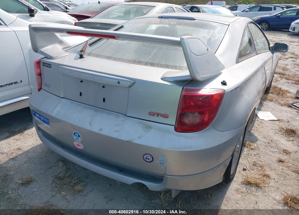 2003 TOYOTA CELICA GTS VIN: JTDDY32T330064380