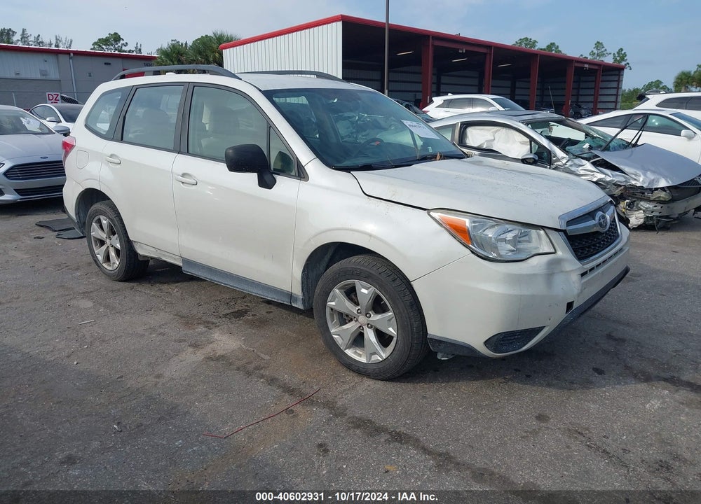 2016 SUBARU FORESTER 2.5I VIN: JF2SJABC8GH549333