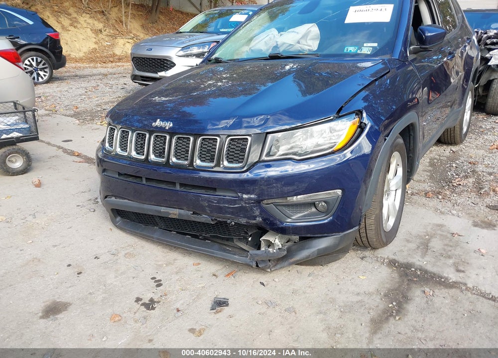 2018 JEEP COMPASS LATITUDE FWD VIN: 3C4NJCBB6JT186568