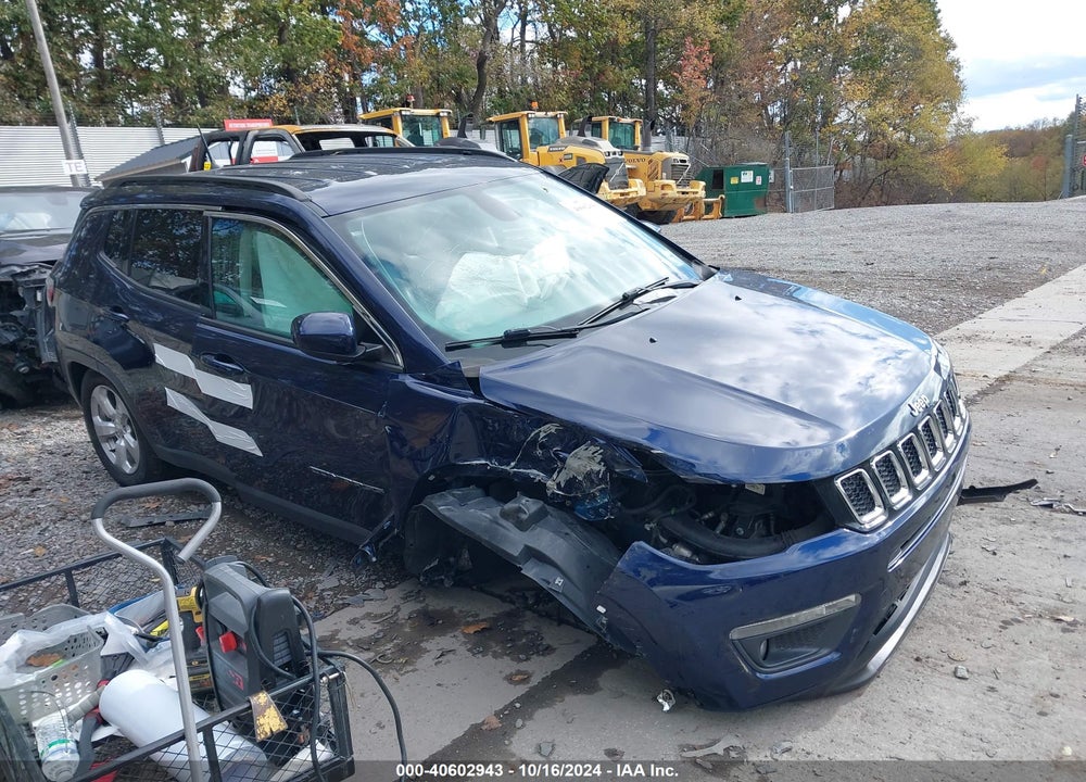2018 JEEP COMPASS LATITUDE FWD VIN: 3C4NJCBB6JT186568