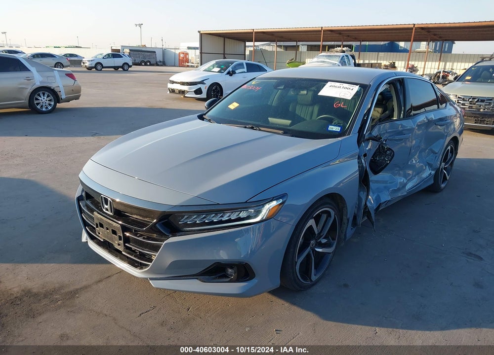 2022 HONDA ACCORD SPORT SPECIAL EDITION VIN: 1HGCV1F4XNA053337