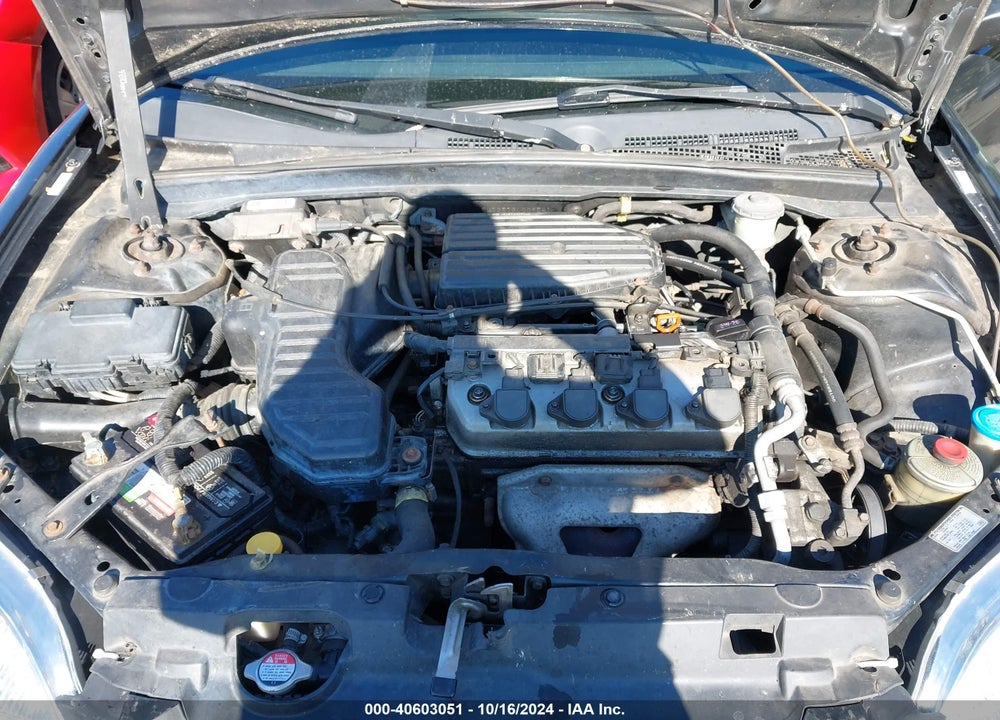 2003 HONDA CIVIC LX VIN: 1HGEM22573L009541
