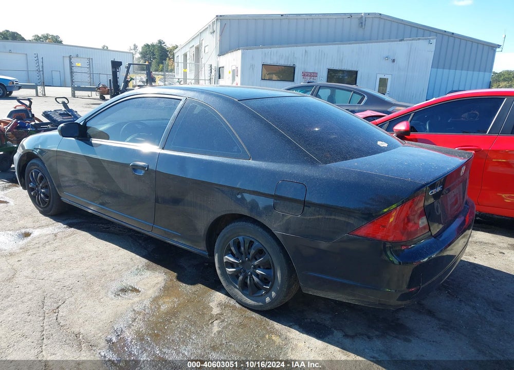 2003 HONDA CIVIC LX VIN: 1HGEM22573L009541