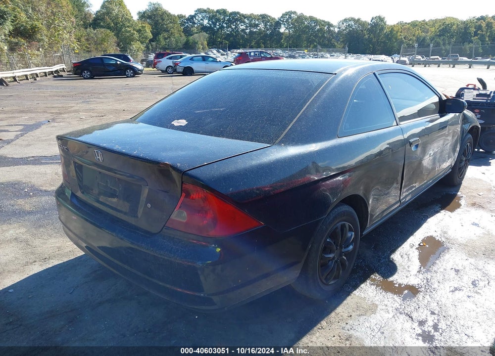2003 HONDA CIVIC LX VIN: 1HGEM22573L009541