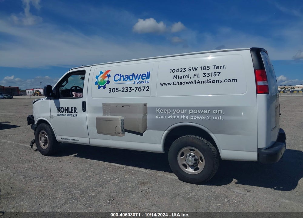 2021 CHEVROLET EXPRESS CARGO RWD 2500 REGULAR WHEELBASE WT VIN: 1GCWGAF78M1176505