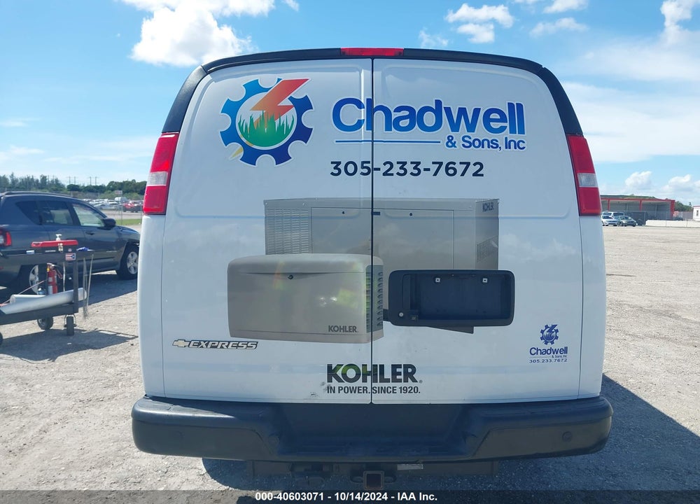 2021 CHEVROLET EXPRESS CARGO RWD 2500 REGULAR WHEELBASE WT VIN: 1GCWGAF78M1176505