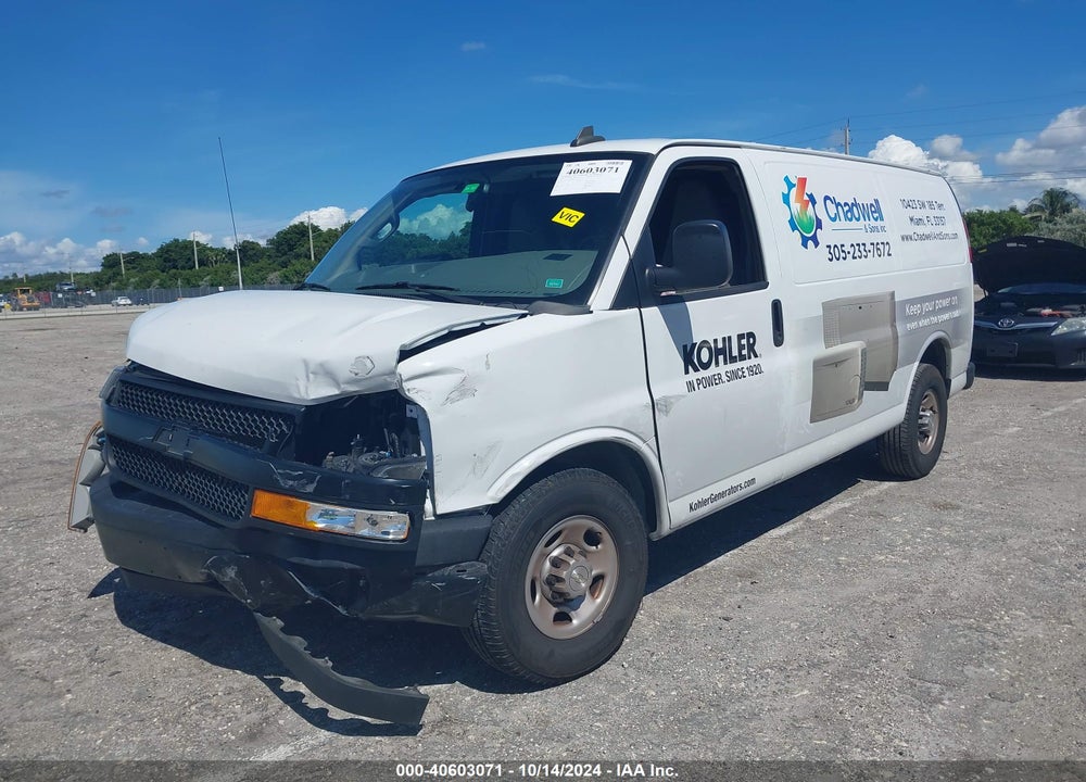 2021 CHEVROLET EXPRESS CARGO RWD 2500 REGULAR WHEELBASE WT VIN: 1GCWGAF78M1176505