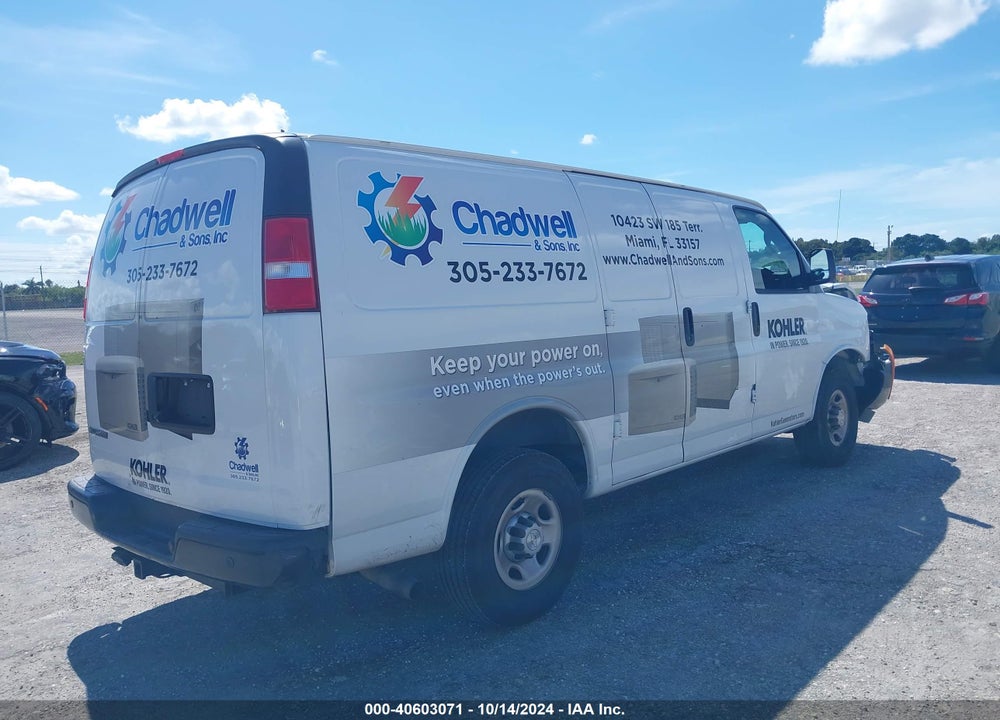 2021 CHEVROLET EXPRESS CARGO RWD 2500 REGULAR WHEELBASE WT VIN: 1GCWGAF78M1176505