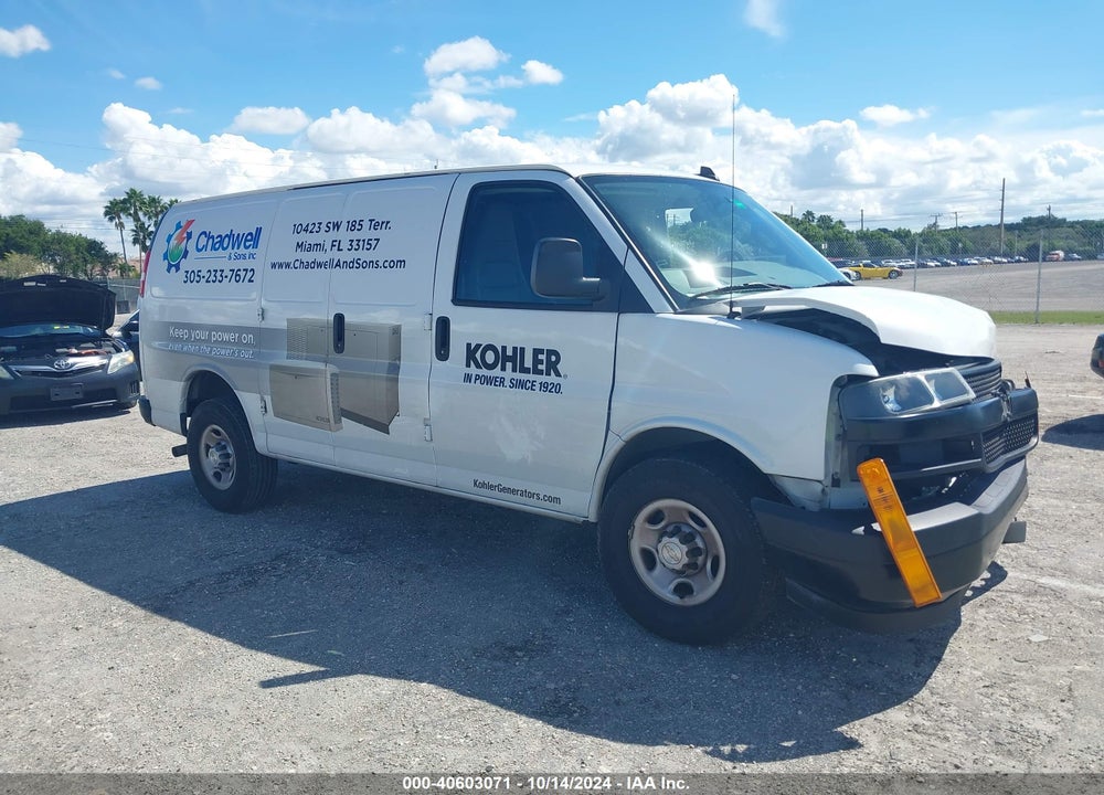 2021 CHEVROLET EXPRESS CARGO RWD 2500 REGULAR WHEELBASE WT VIN: 1GCWGAF78M1176505