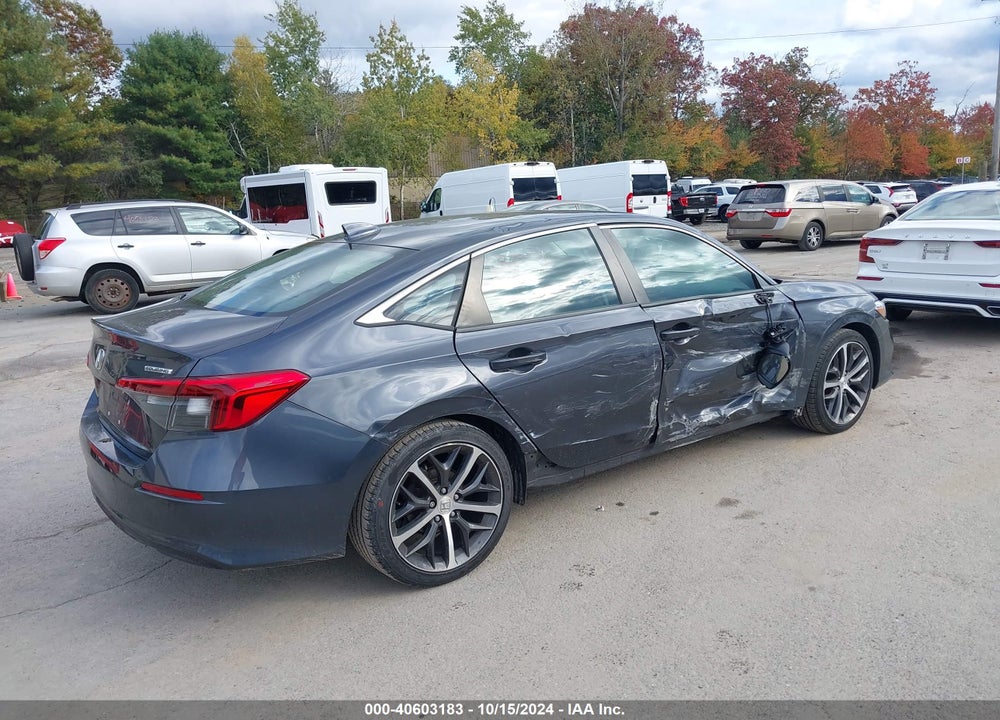 2022 HONDA CIVIC TOURING VIN: 2HGFE1F94NH302693