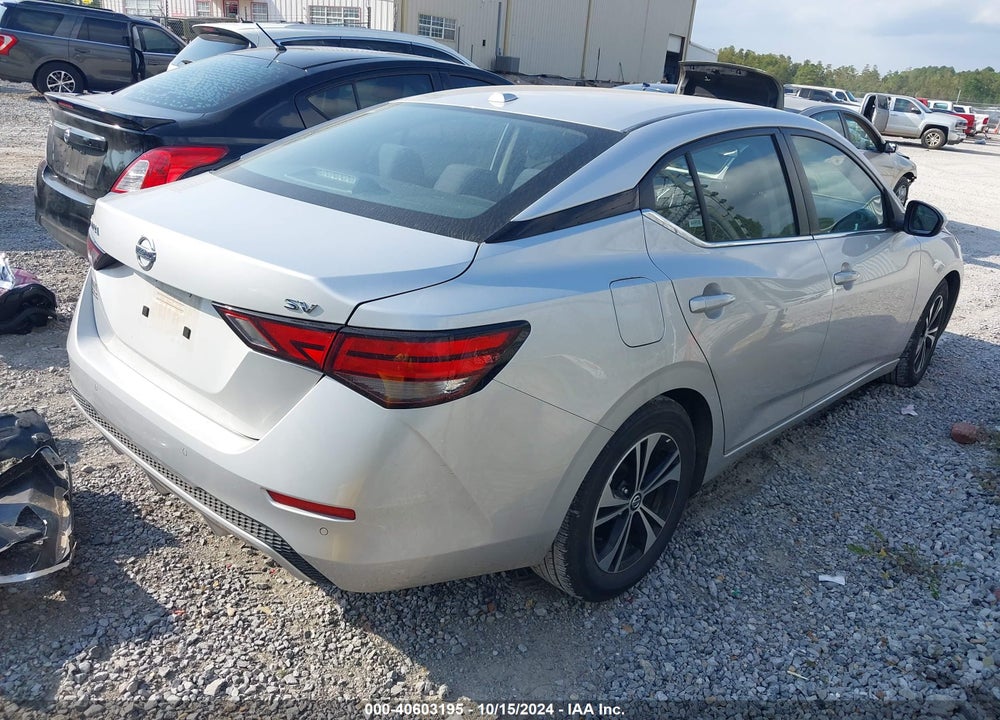 2022 NISSAN SENTRA SV XTRONIC CVT VIN: 3N1AB8CV6NY241761