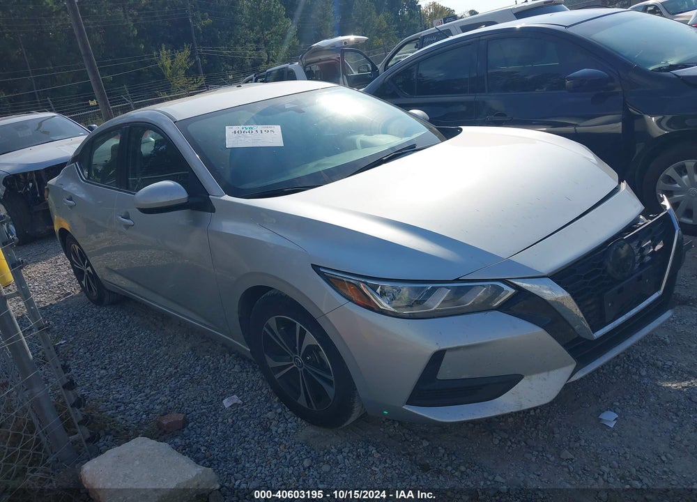 2022 NISSAN SENTRA SV XTRONIC CVT VIN: 3N1AB8CV6NY241761