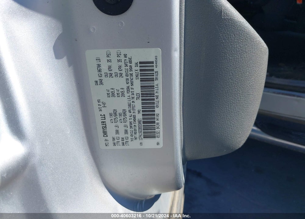 2008 DODGE RAM 1500 LARAMIE VIN: 1D7HU18228S530821