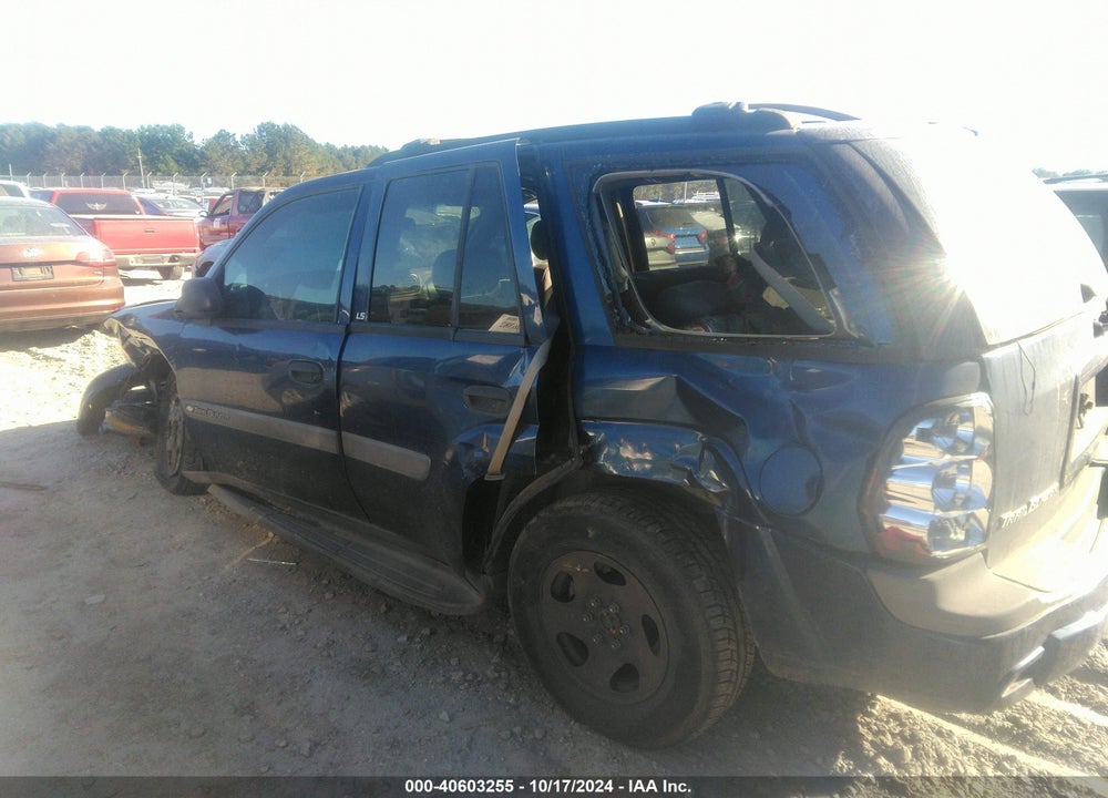 2004 CHEVROLET TRAILBLAZER LS VIN: 1GNDS13S542222274