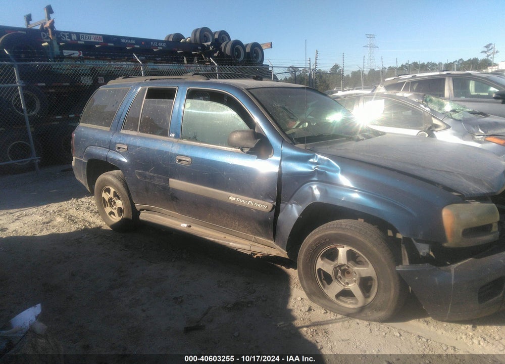 2004 CHEVROLET TRAILBLAZER LS VIN: 1GNDS13S542222274
