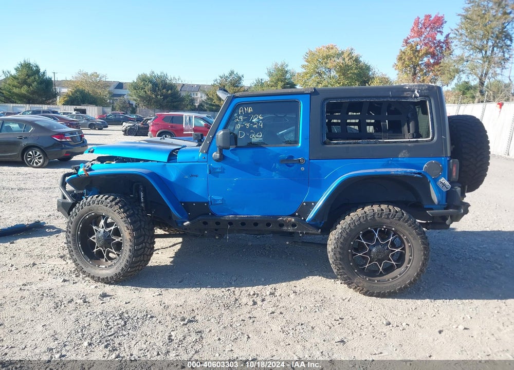 2014 JEEP WRANGLER WILLYS WHEELER VIN: 1C4AJWAGXEL282251
