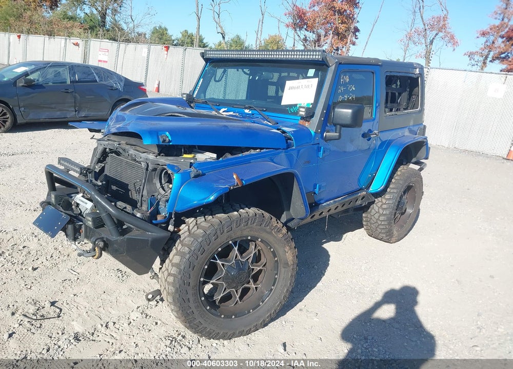 2014 JEEP WRANGLER WILLYS WHEELER VIN: 1C4AJWAGXEL282251