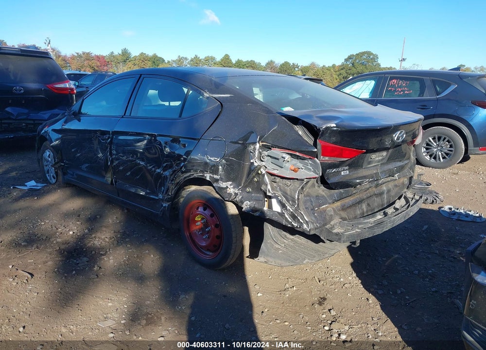 2018 HYUNDAI ELANTRA SE VIN: KMHD74LF1JU665936