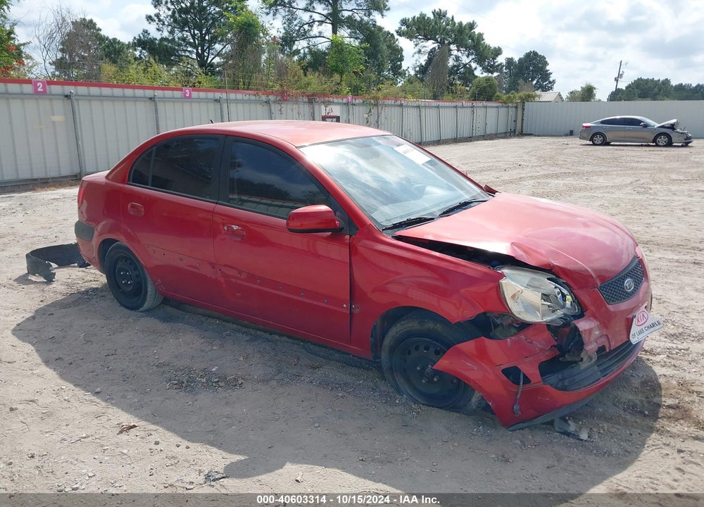 2009 KIA RIO LX VIN: KNADE223796458213