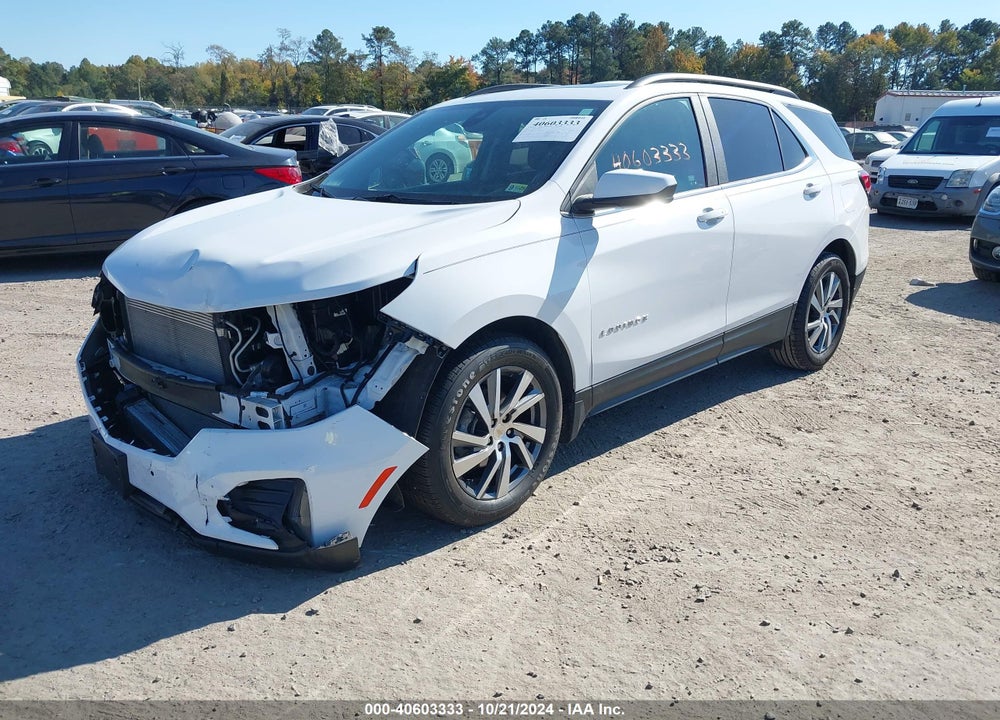 2022 CHEVROLET EQUINOX FWD LT VIN: 3GNAXKEV5NL309335
