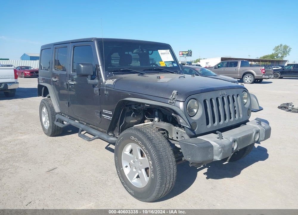 2016 JEEP WRANGLER UNLIMITED SPORT VIN: 1C4BJWDG5GL167396