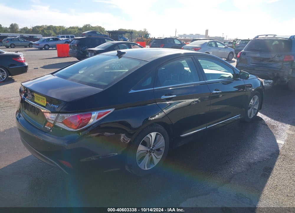 2013 HYUNDAI SONATA HYBRID LIMITED VIN: KMHEC4A43DA074384