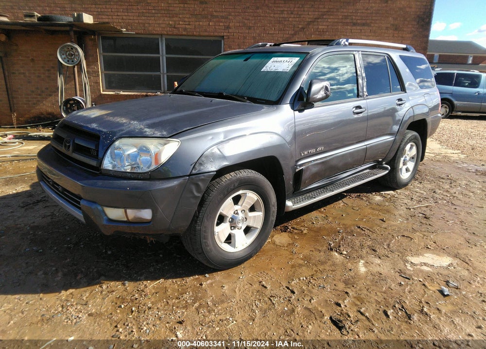 2003 TOYOTA 4RUNNER LIMITED V8 VIN: JTEBT17RX30002638