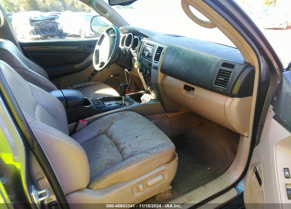 2003 TOYOTA 4RUNNER LIMITED V8 VIN: JTEBT17RX30002638