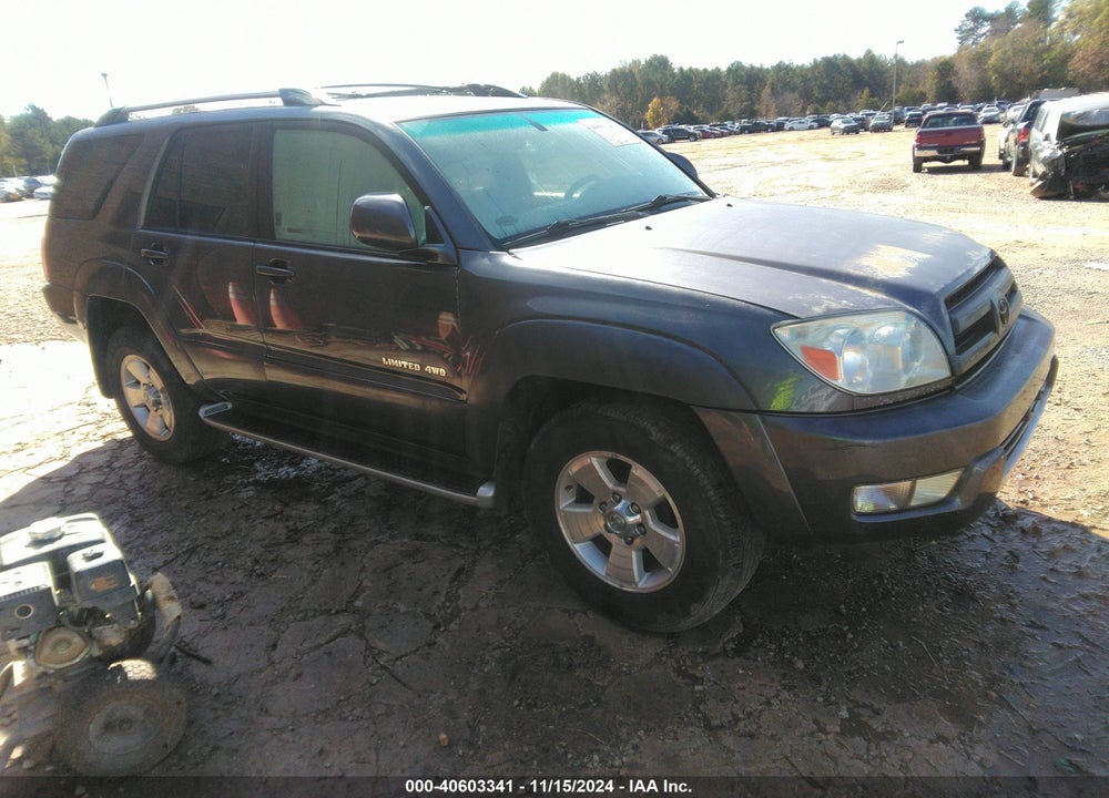 2003 TOYOTA 4RUNNER LIMITED V8 VIN: JTEBT17RX30002638