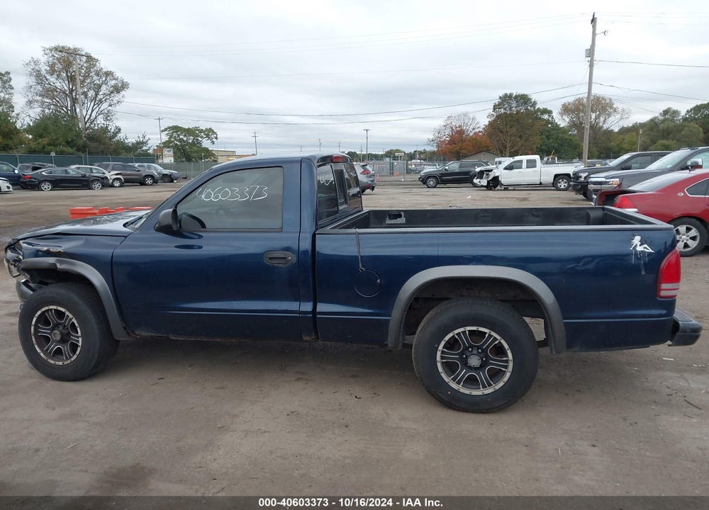 2002 DODGE DAKOTA VIN: 1B7FL16X42S718413