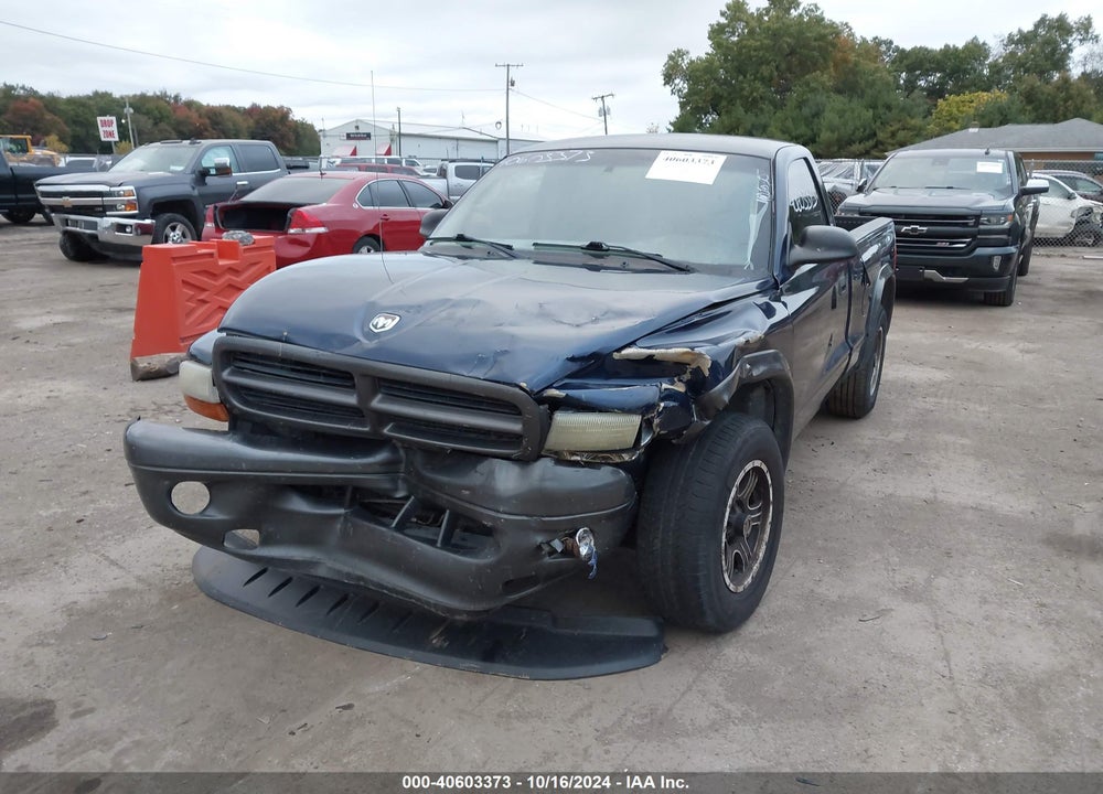 2002 DODGE DAKOTA VIN: 1B7FL16X42S718413