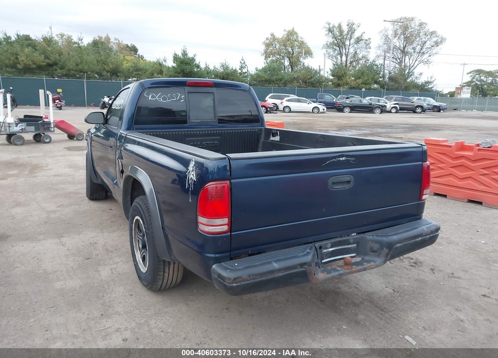 2002 DODGE DAKOTA VIN: 1B7FL16X42S718413