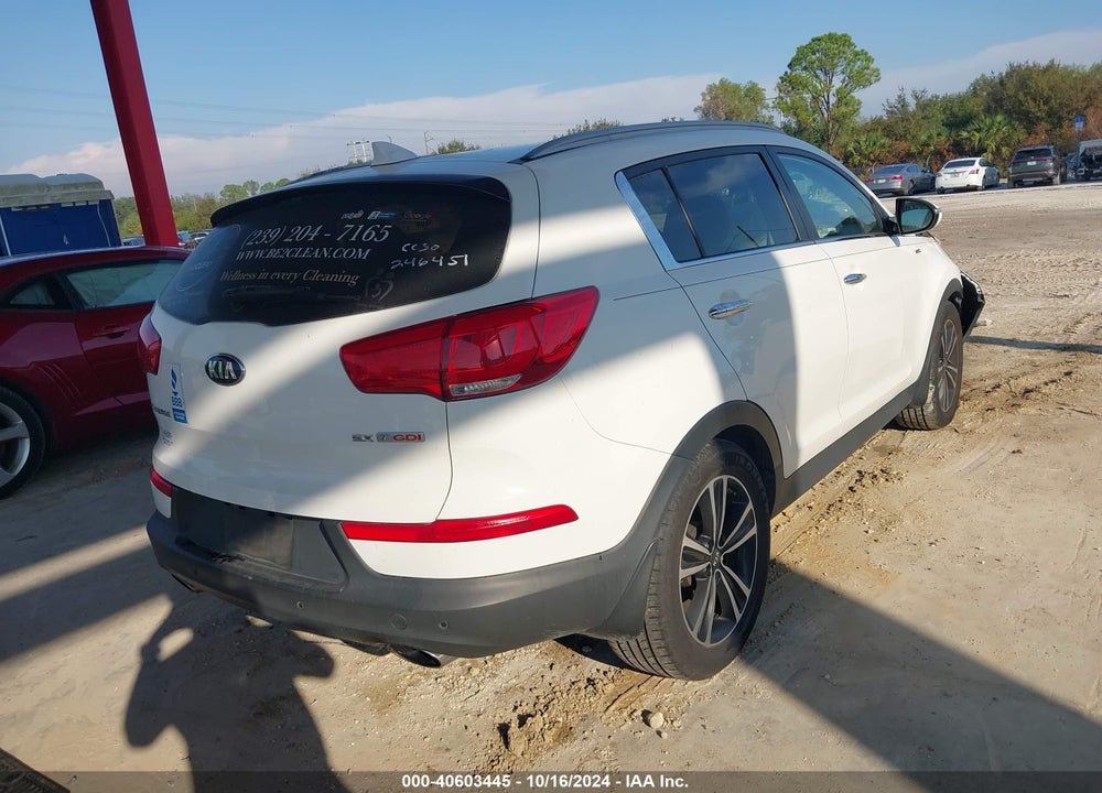 2016 KIA SPORTAGE SX VIN: KNDPCCA69G7808455