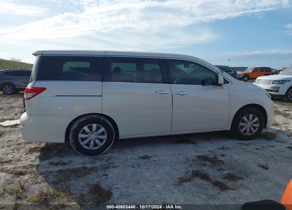 2014 NISSAN QUEST S VIN: JN8AE2KP5E9104485