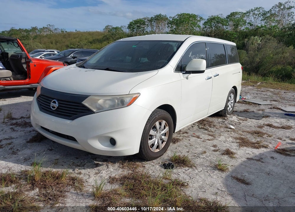 2014 NISSAN QUEST S VIN: JN8AE2KP5E9104485