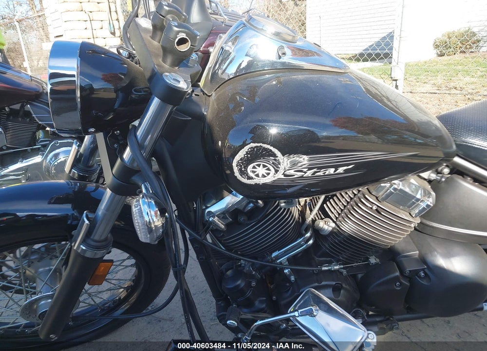 2009 YAMAHA XVS650 A/AT VIN: JYAVM01E99A134254