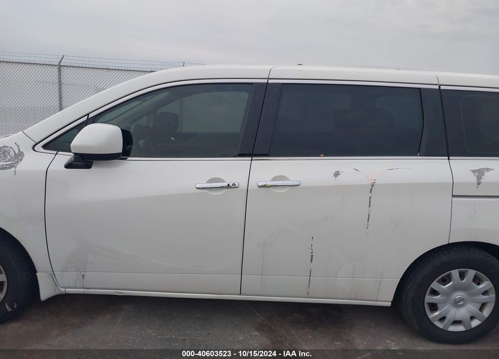 2015 NISSAN QUEST S VIN: JN8AE2KP7F9129986