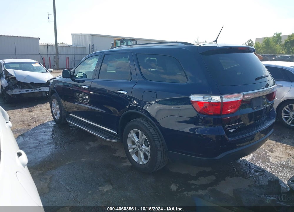 2013 DODGE DURANGO CREW VIN: 1C4RDJDG8DC632967