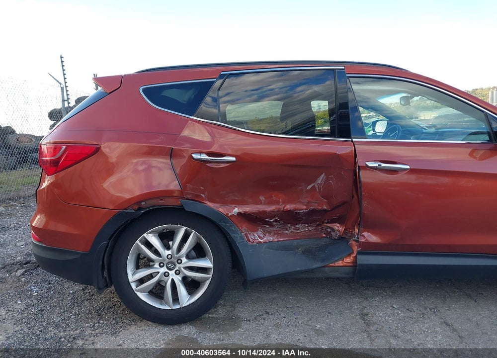 2013 HYUNDAI SANTA FE SPORT 2.0T VIN: 5XYZU3LA7DG099367