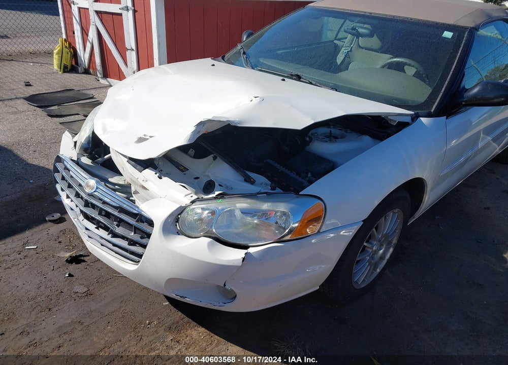 2006 CHRYSLER SEBRING TOURING VIN: 1C3EL55R26N109710
