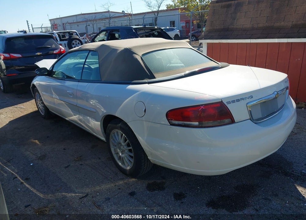 2006 CHRYSLER SEBRING TOURING VIN: 1C3EL55R26N109710