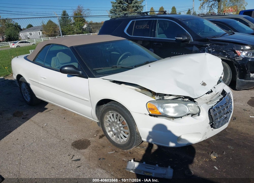 2006 CHRYSLER SEBRING TOURING VIN: 1C3EL55R26N109710