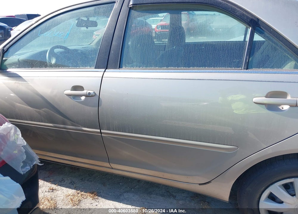 2005 TOYOTA CAMRY LE VIN: 4T1BE32K95U005090