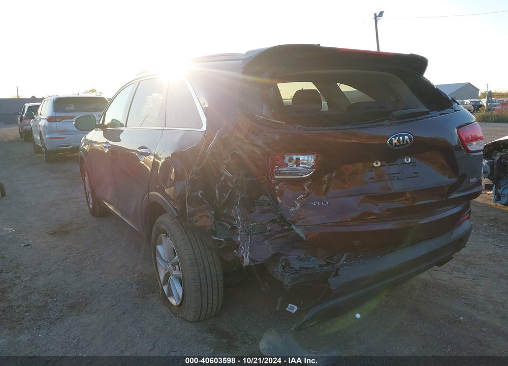 2017 KIA SORENTO 2.4L LX VIN: 5XYPG4A39HG266391