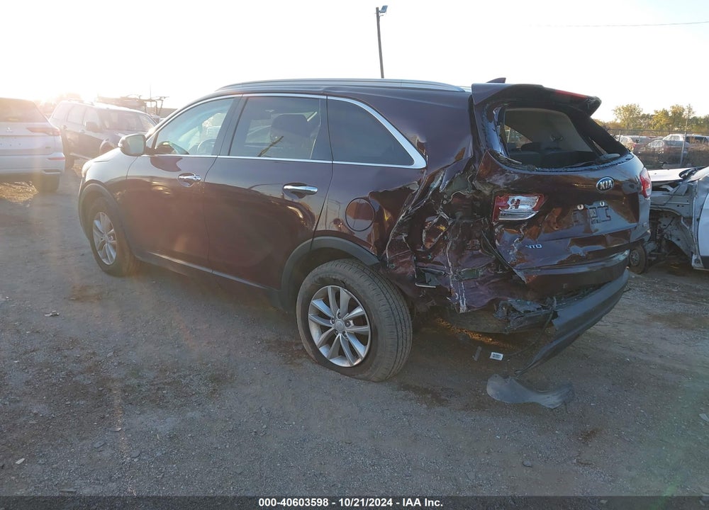 2017 KIA SORENTO 2.4L LX VIN: 5XYPG4A39HG266391