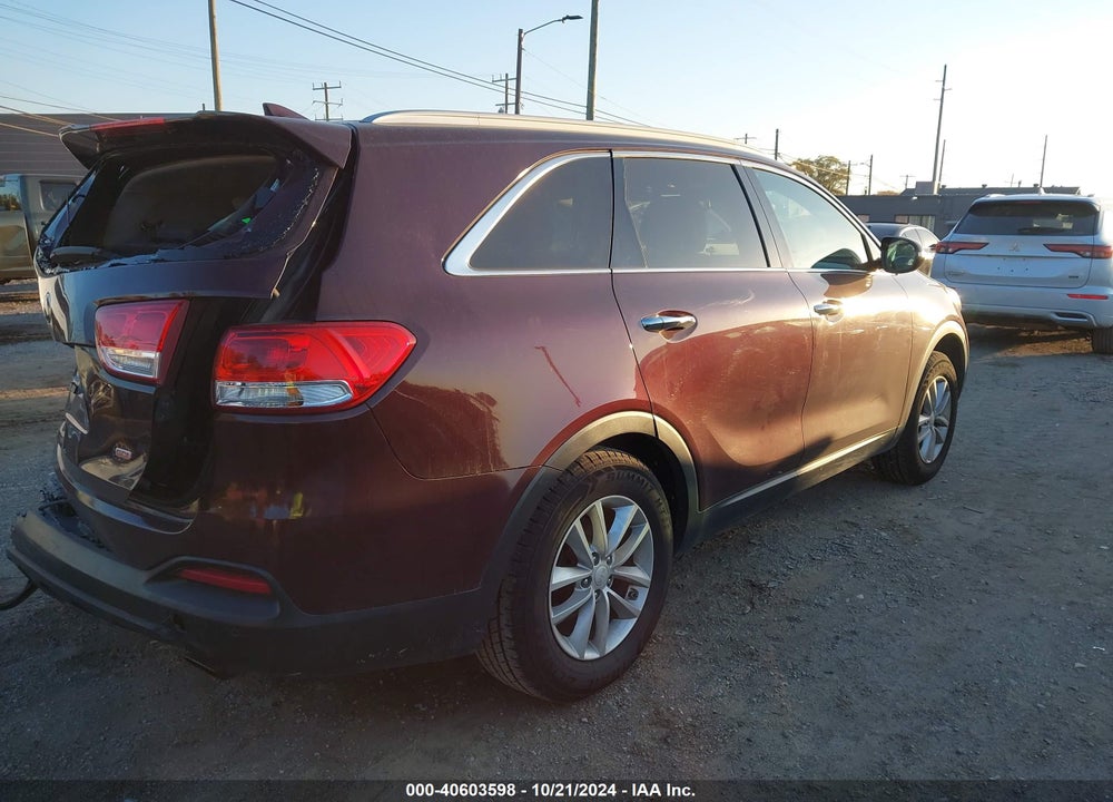 2017 KIA SORENTO 2.4L LX VIN: 5XYPG4A39HG266391