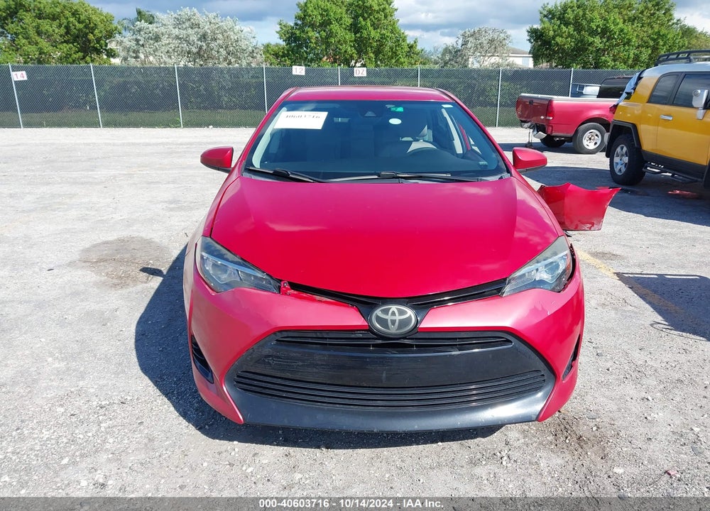 2017 TOYOTA COROLLA LE VIN: 2T1BURHE6HC838388