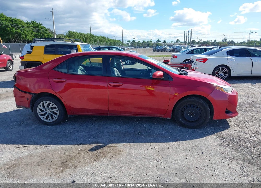 2017 TOYOTA COROLLA LE VIN: 2T1BURHE6HC838388