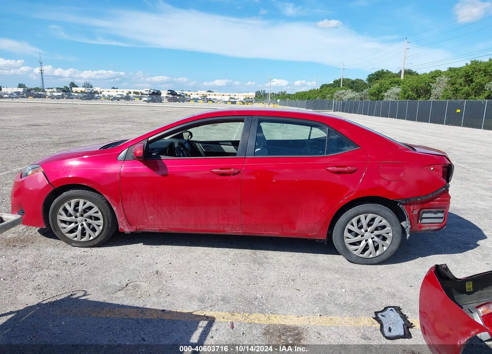 2017 TOYOTA COROLLA LE VIN: 2T1BURHE6HC838388